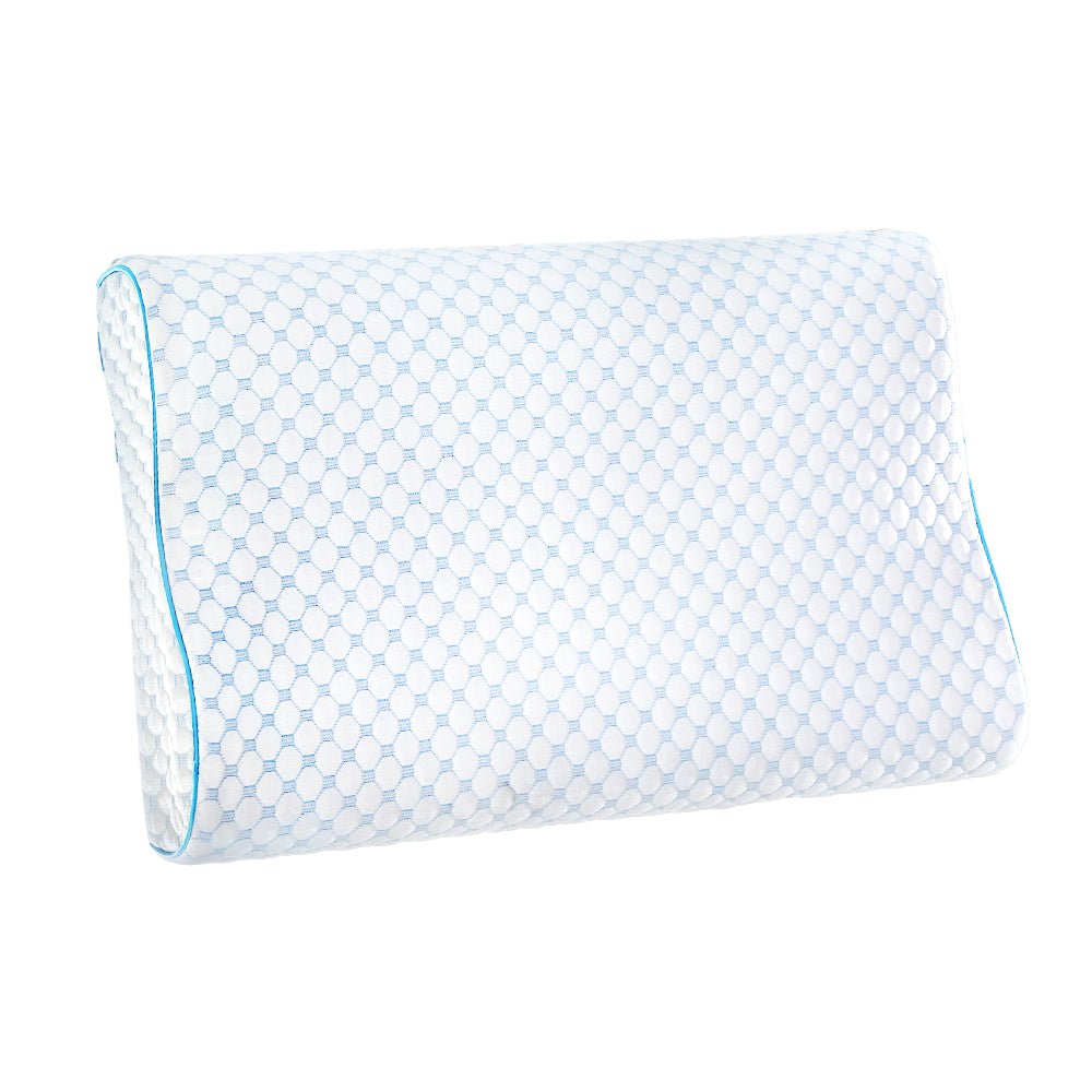 Giselle Bedding Memory Foam Contour Pillow Cool Gel - NuSea
